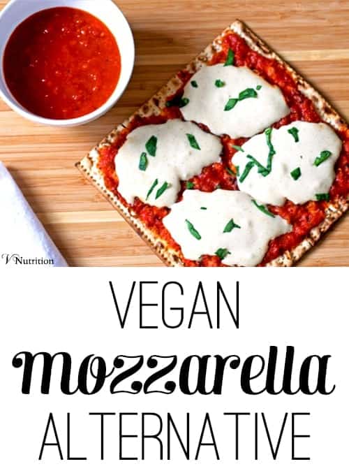 Vegan Mozzarella Cheese Alternative {dairy & soy free} VNutrition