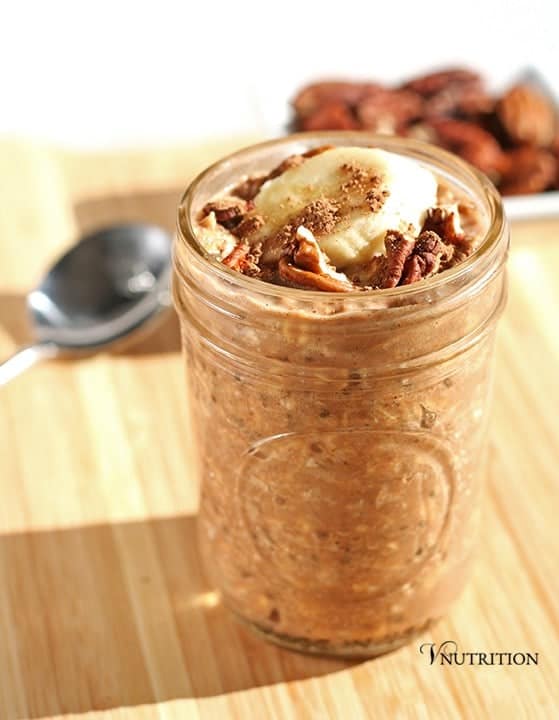 Peanut Butter Chocolate Overnight Oats