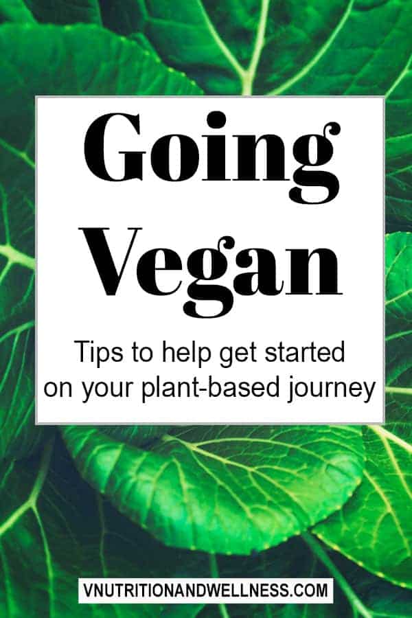 How to Go Vegan | Thinking about going vegan? Want to add some plant-based meals to your week? I've got some easy and helpful ways to start your vegan journey without the stress. #howtogovegan #goingvegan #plantbased
