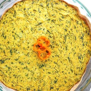 quiche spinach artichoke