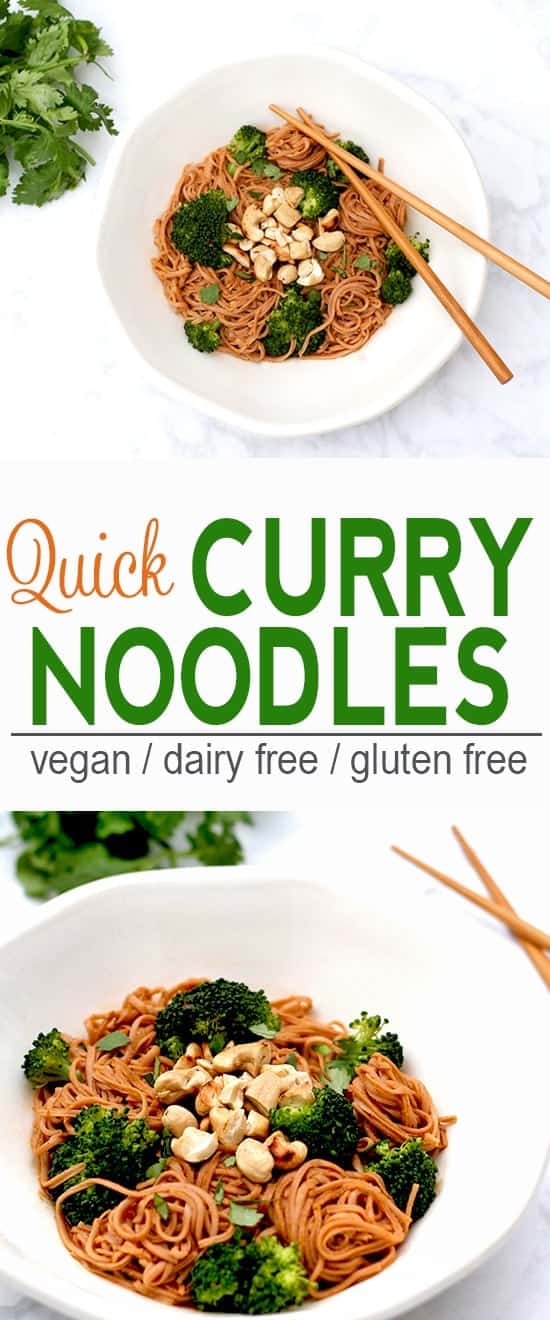 Quick Curry Noodles | These Quick Curry Noodles are a great introduction to curry flavors for those that have never tried a curry before.