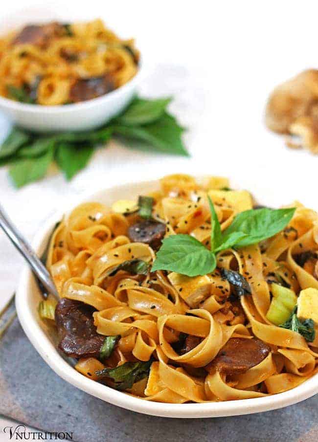 Thai Basil Noodles 