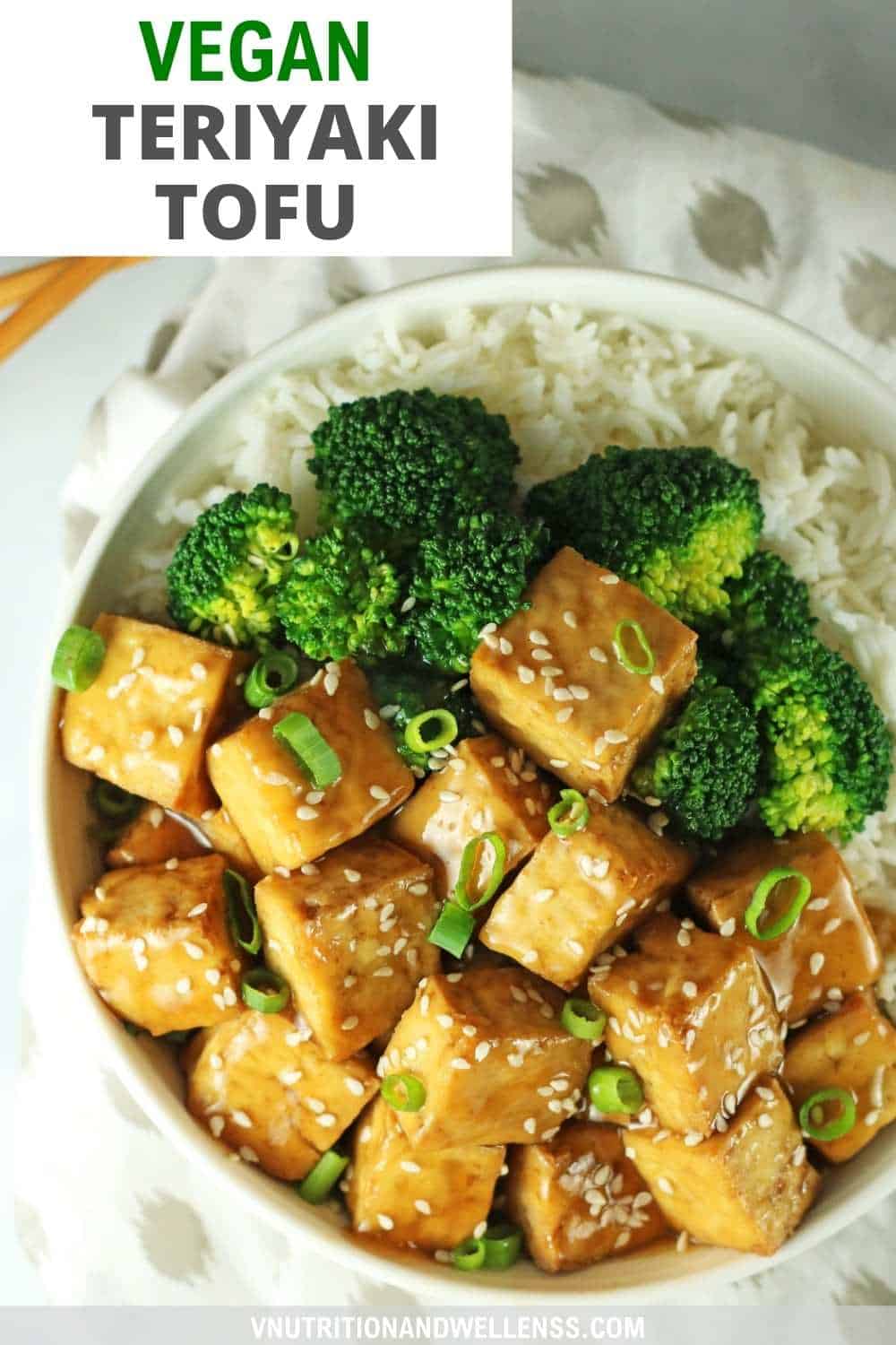 Crispy Baked Teriyaki Tofu (Vegan) VNutrition