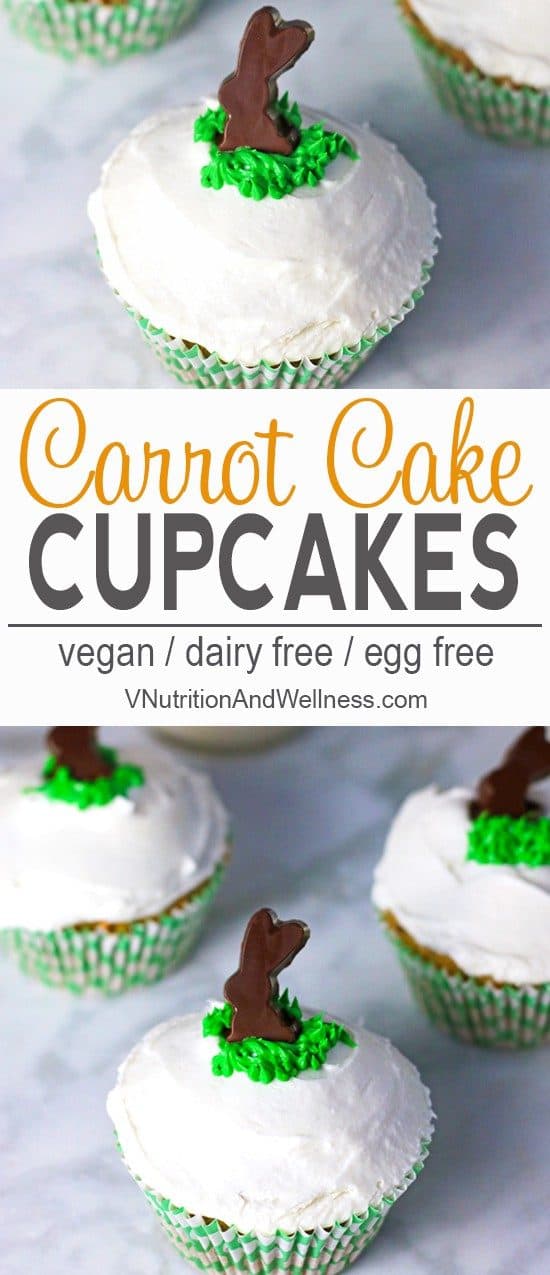 Vegan Carrot Cake Cupcakes