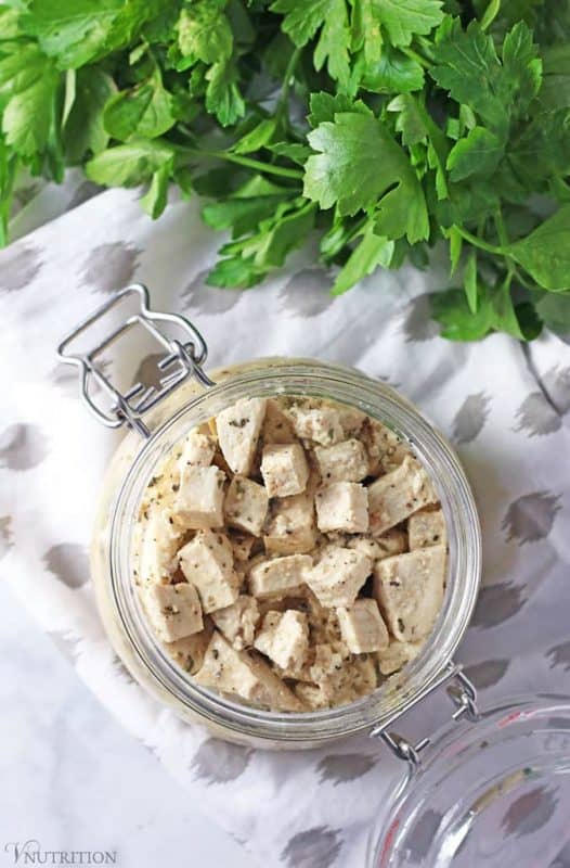 Vegan Tofu Feta Cheese Recipe VNutrition
