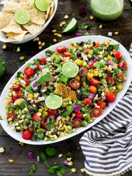 grilled corn salad