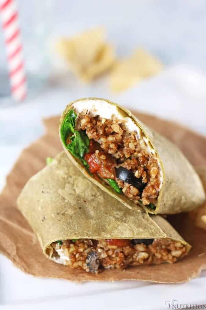 Vegan Taco Wraps Vegan Walnut Meat Wrap Recipe
