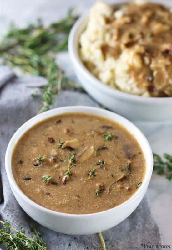 Shiitake Mushroom Gravy Vegan Mushroom Gravy