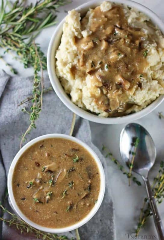 Shiitake Mushroom Gravy Vegan Mushroom Gravy
