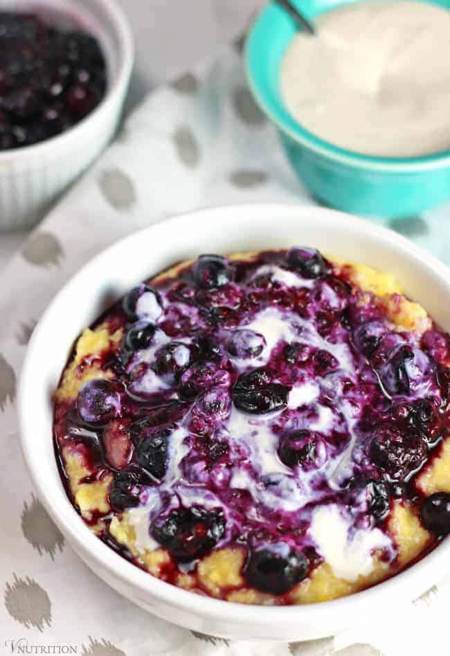 Creamy breakfast polenta