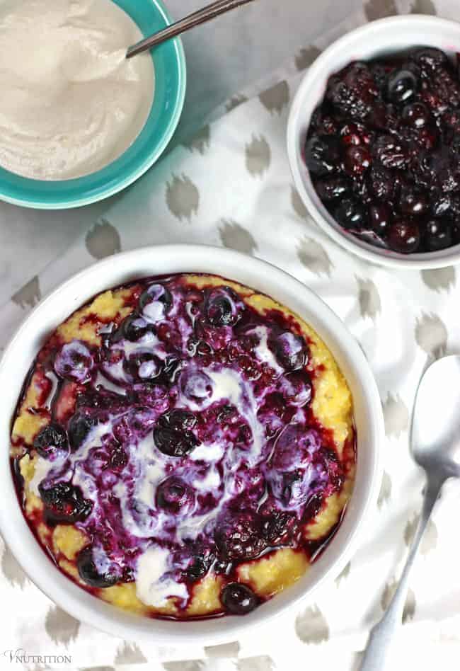 Creamy Berry Breakfast Polenta