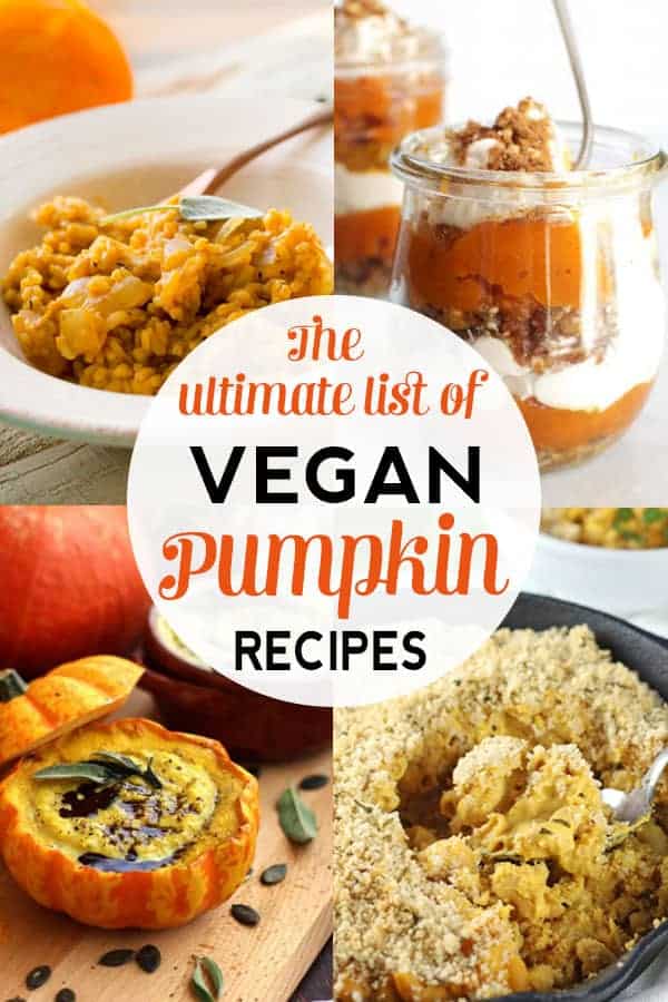 Healthy Vegan Pumpkin Recipes 