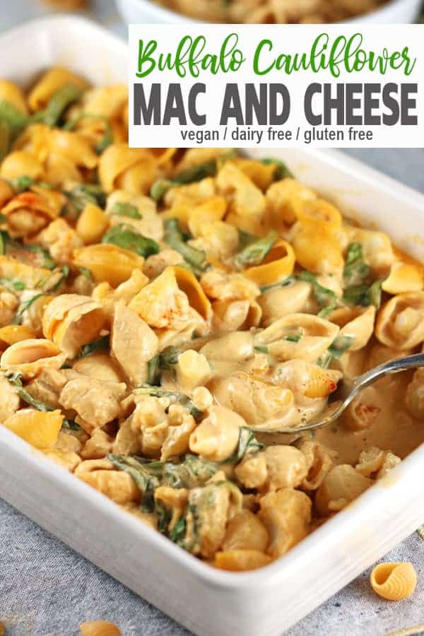 Buffalo Cauliflower Mac and Cheese
