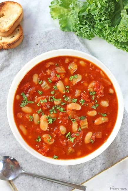 tomato white bean soup