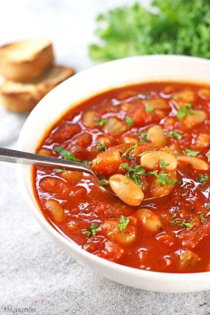 tomato white bean soup