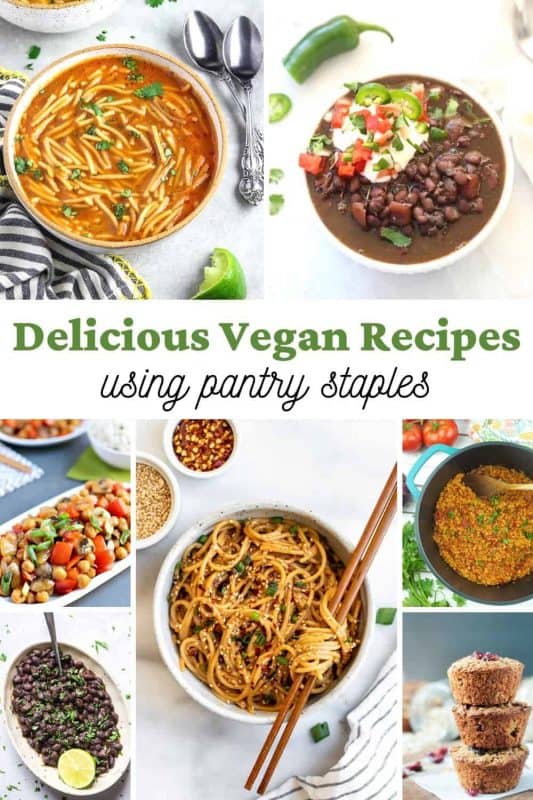 vegan pantry meals