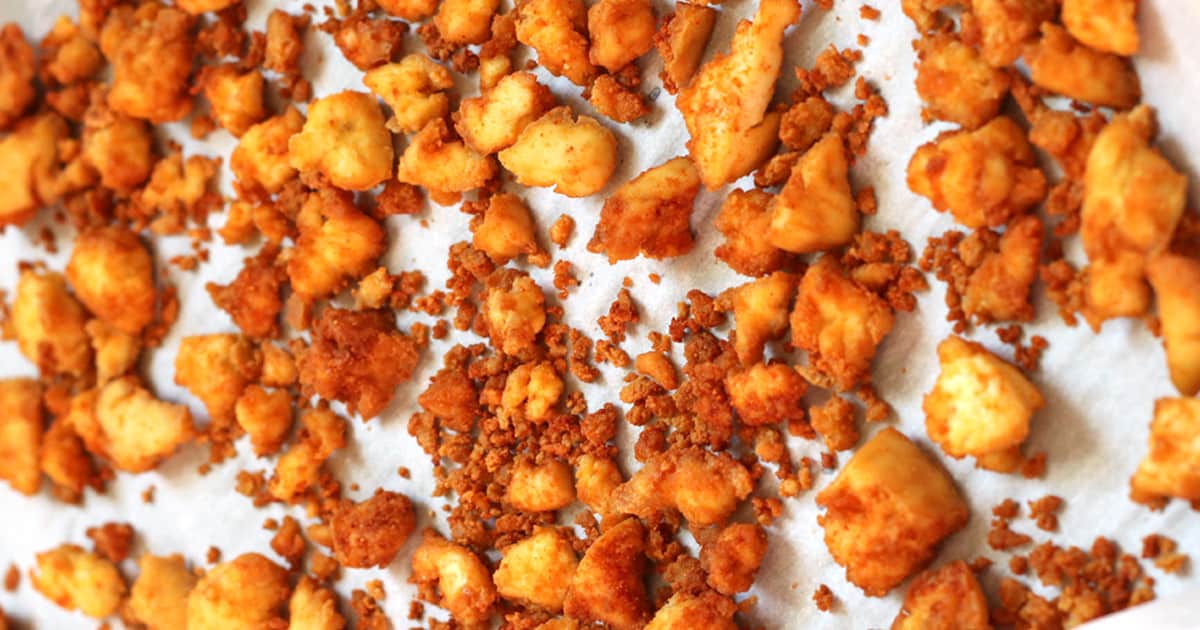 Tofu Crumbles Recipe for the Oven, Air Fryer, or Stovetop