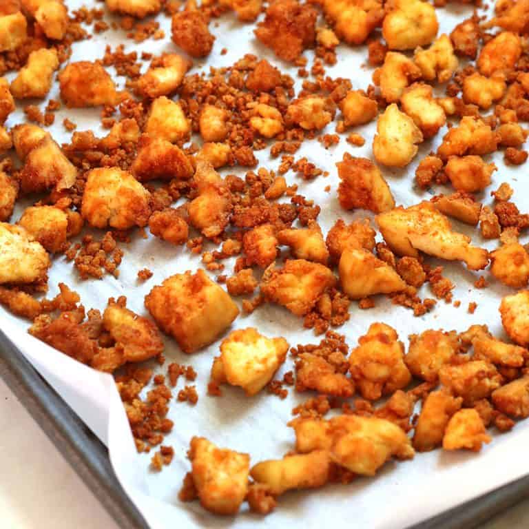 Tofu Crumbles Recipe for the Oven, Air Fryer, or Stovetop