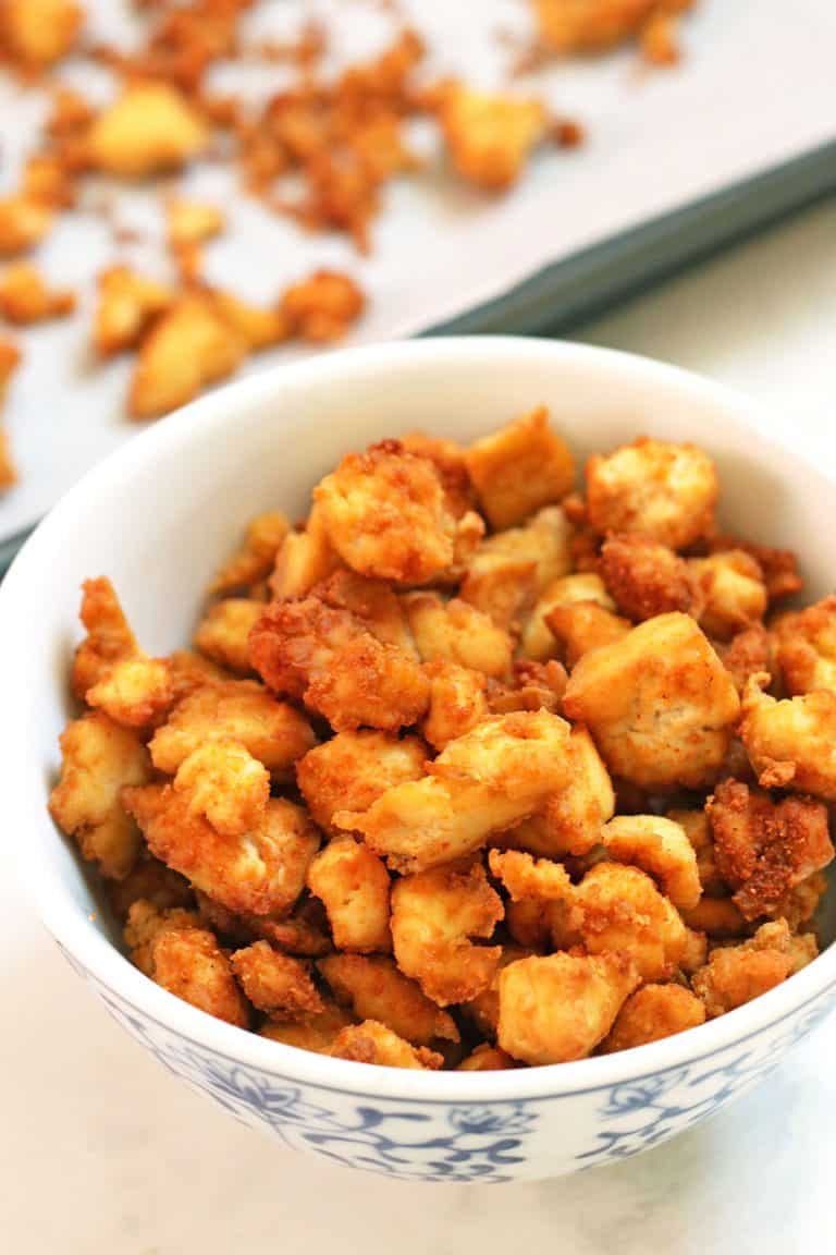Tofu Crumbles Recipe for the Oven, Air Fryer, or Stovetop