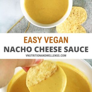 The BEST Easy Vegan Nacho Cheese Sauce