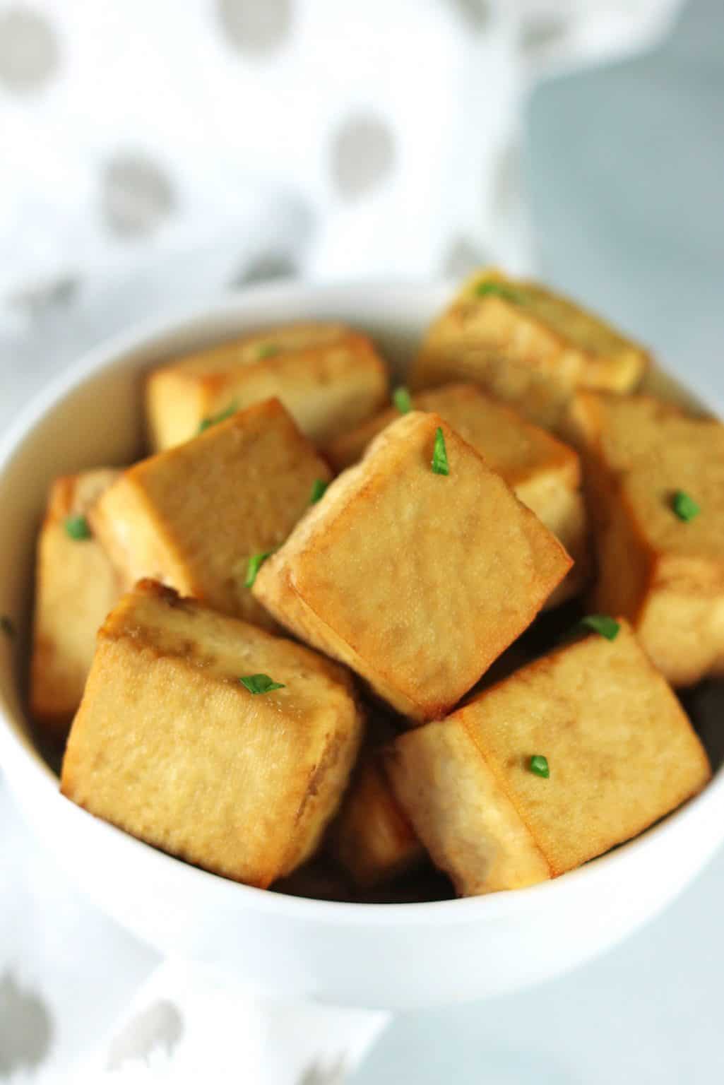 How to Cook Tofu + Recipe For Marinated Tofu VNutrition