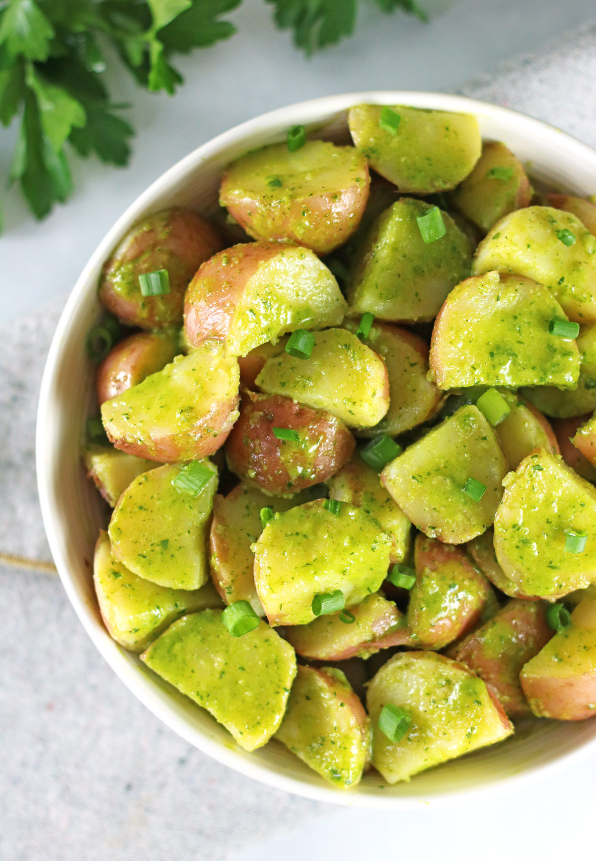 herbed potato salad without mayo