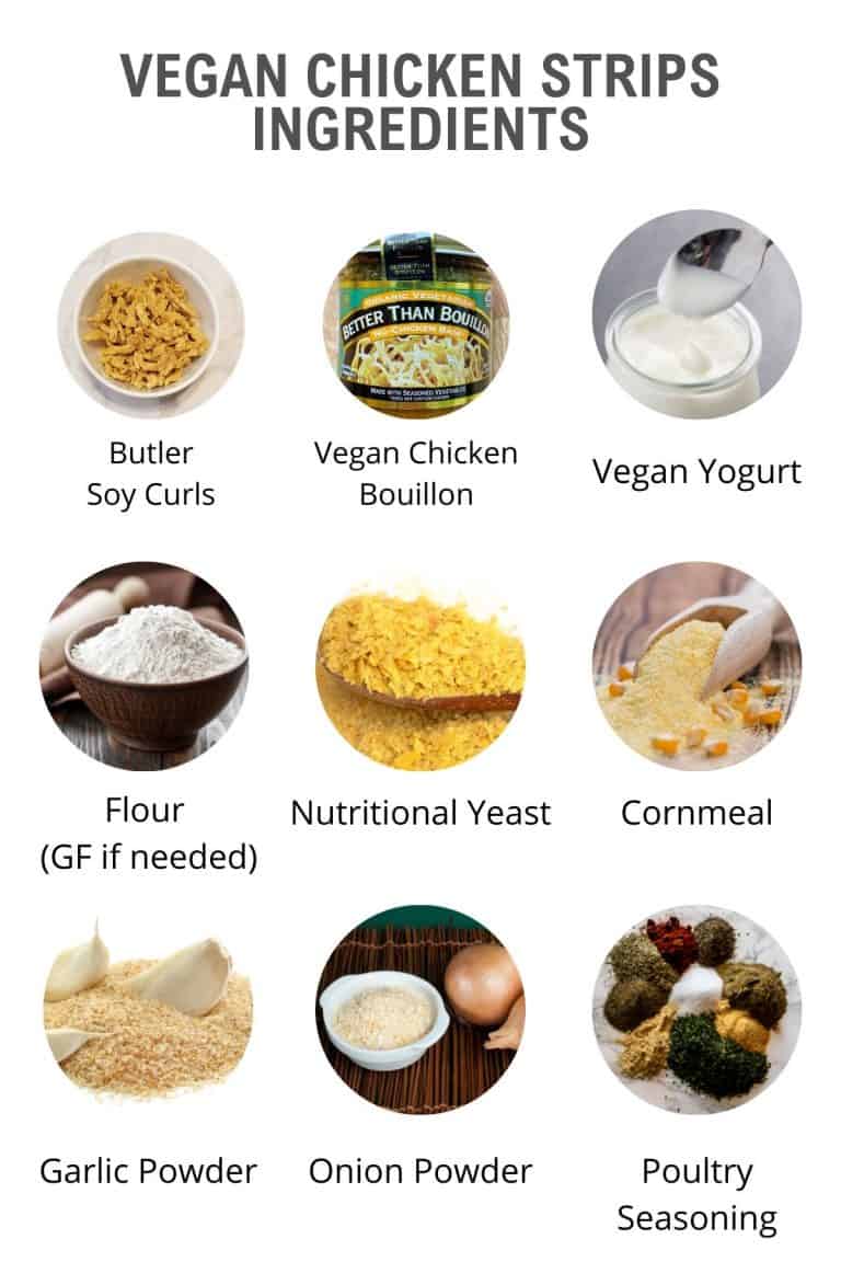 Vegan Chicken Strips Easy Vegan Chicken Recipe with Soy Curls