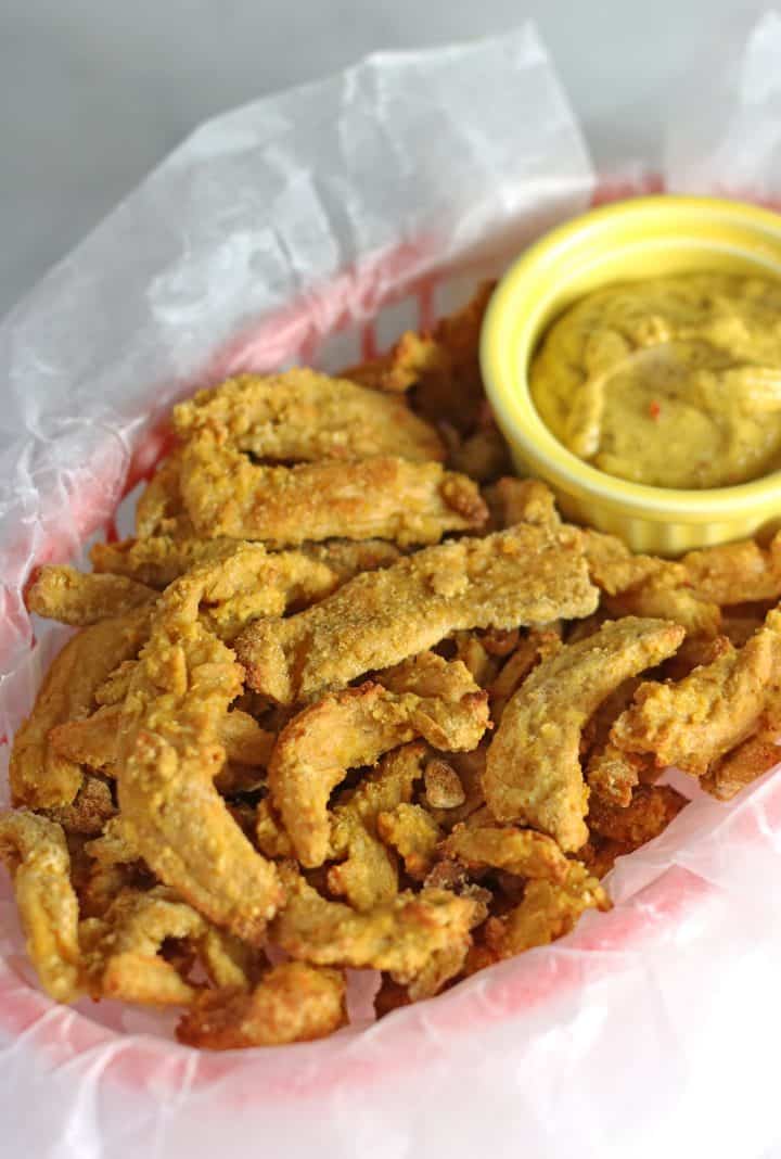 Vegan Chicken Strips Easy Vegan Chicken Recipe with Soy Curls