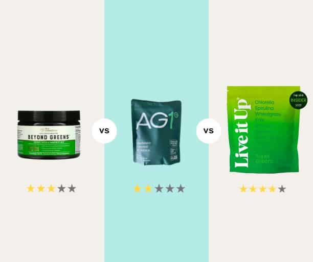 Beyond Greens vs. Athletic Greens vs. Live it Up Super Greens Featured Image